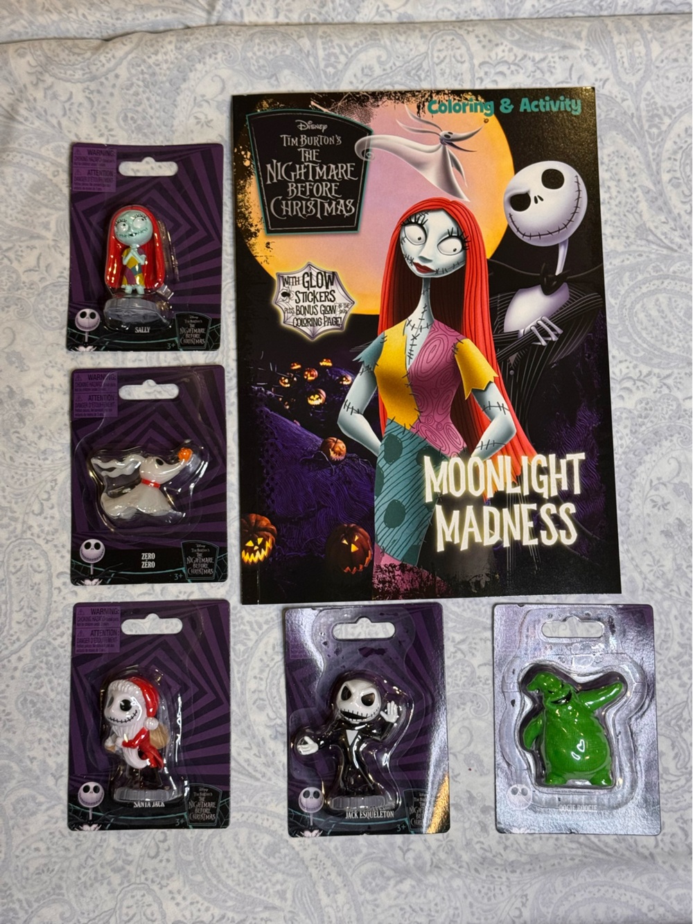 Disney The Nightmare Before Christmas Activity Book & 5 Characters